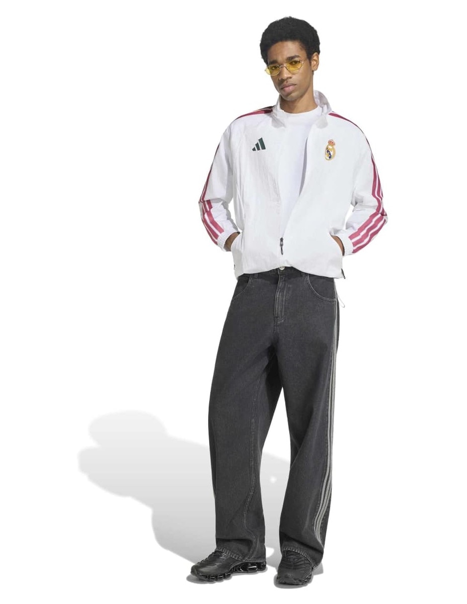 Chamarra para fútbol Adidas Football teams Real Madrid Club de Fútbol Real H Anth para hombre